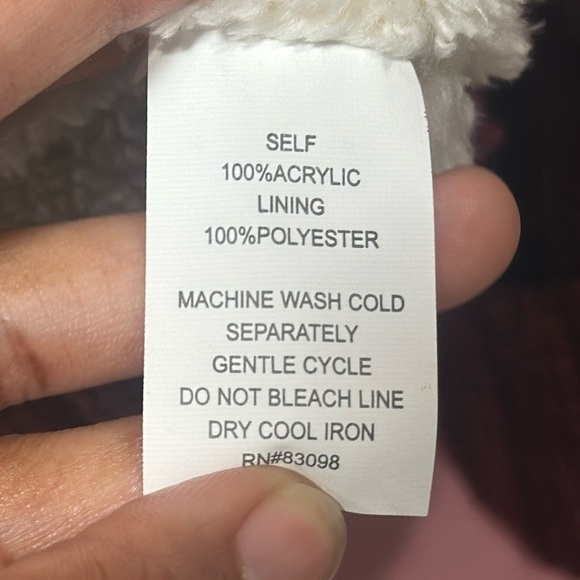 Ci Sono By Cavalini Sweater Collection Cable Knit Chunky Hooded Sweater Sz Small - Picture 5 of 5